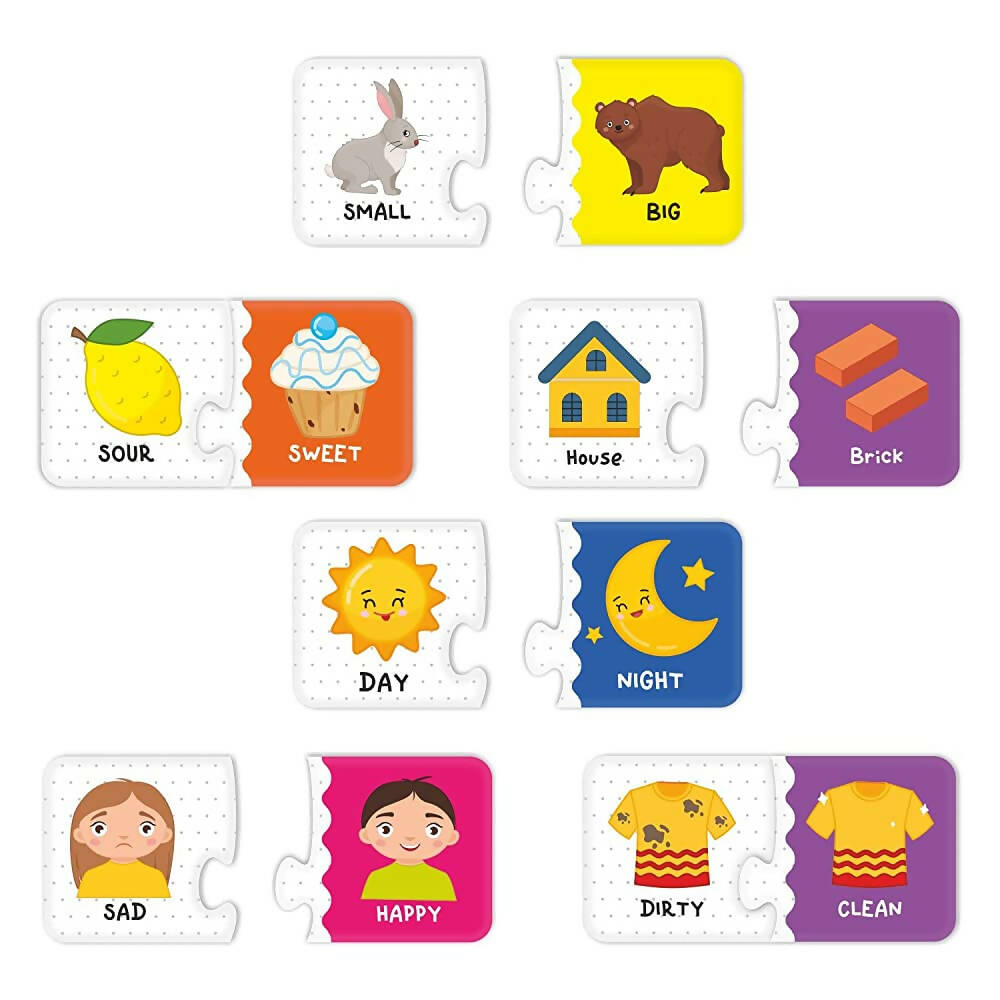 Webby Opposites 2 Pieces Learning Pack Jigsaw Puzzle