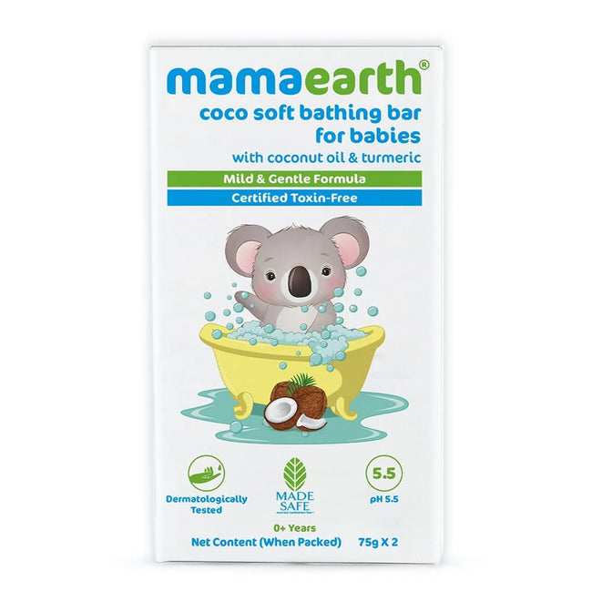 Mamaearth Coco Soft Bathing Bar for Babies Main Image