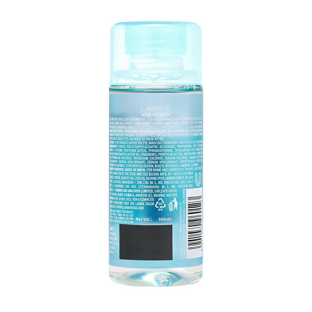 Lakme Micellar Water Make-Up Remover