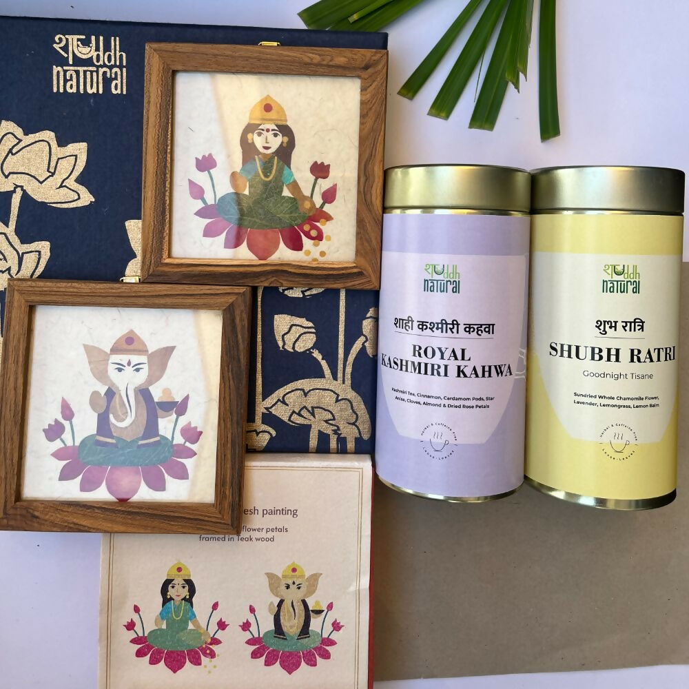 Shuddh Natural Festive Diwali Gift Hamper Ganesh Laxmi - Tea