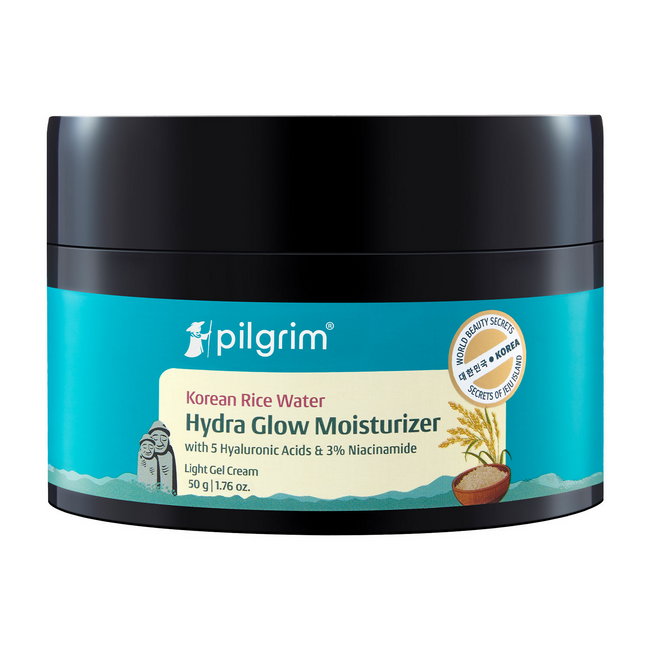 Pilgrim Korean Rice Water Hydra Glow Light Gel Moisturizer Hover Image