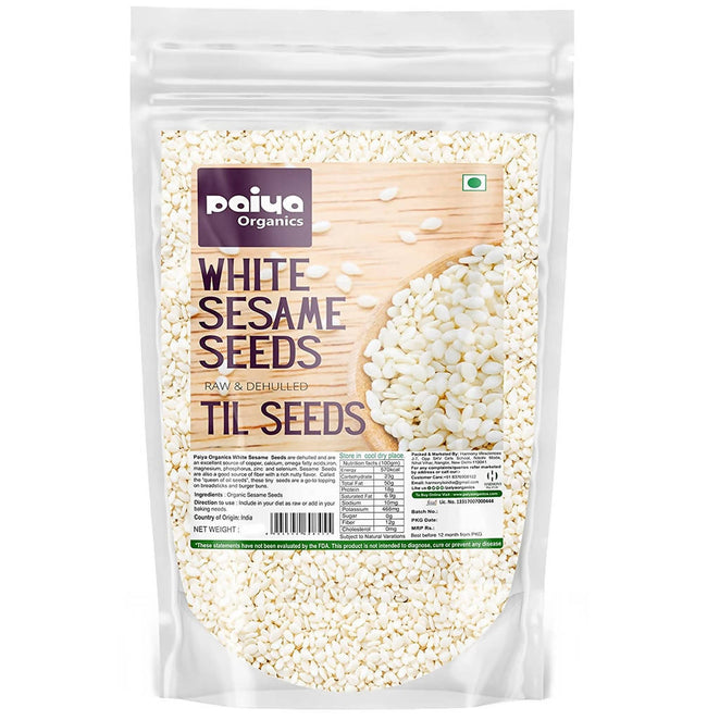 Paiya Organics White Sesame Seeds Hover Image