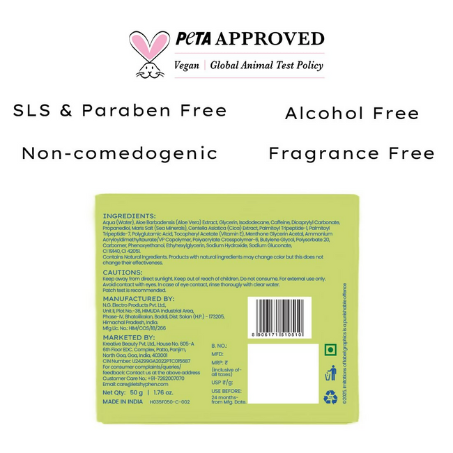 Hyphen Ice Dunk Instant Cooling Face Mask Main Image