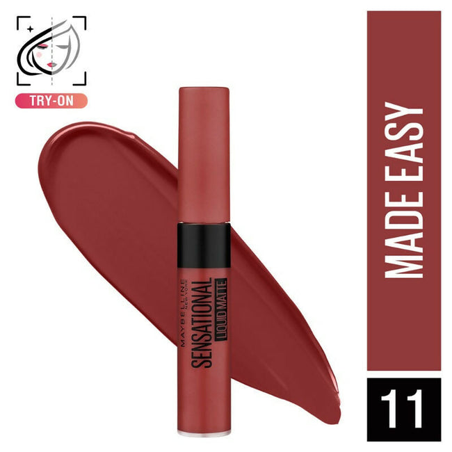 Maybelline New York Sensational Liquid Matte Lipstick - 11 Made Easy Main Image
