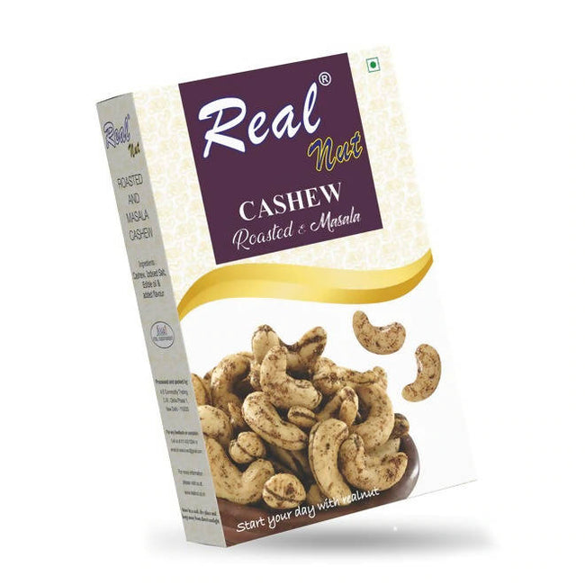 Real Nut Roasted & Masala Cashew (White) Hover Image