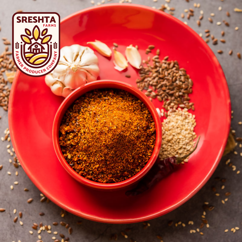 Sreshta Farms Flax Seeds Powder (Avisa Karam Podi)