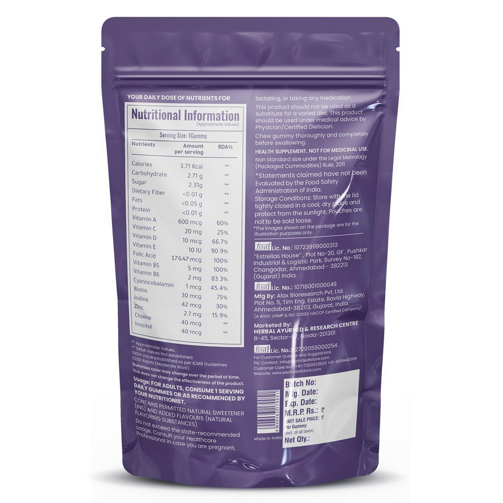 Exotic Leaf Biotin Gummies