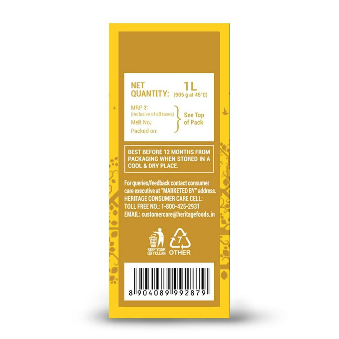 Heritage Cow Ghee | Pure,Fresh & Aromatic Ghee | Homemade Cow Desi Ghee