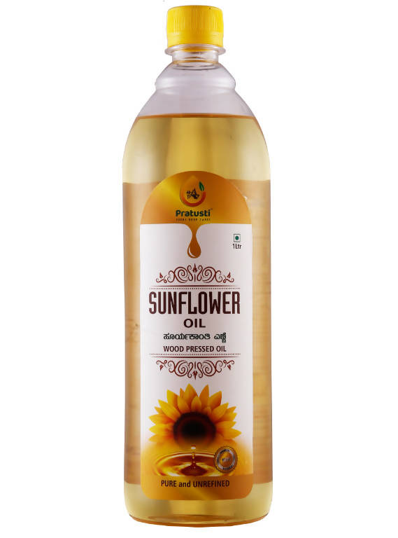 Pratusti Wood Pressed Sunflower Oil Hover Image