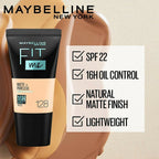 Maybelline New York Fit Me Matte + Poreless Liquid Foundation Normal to Oily Skin - 220 Natural Beige
