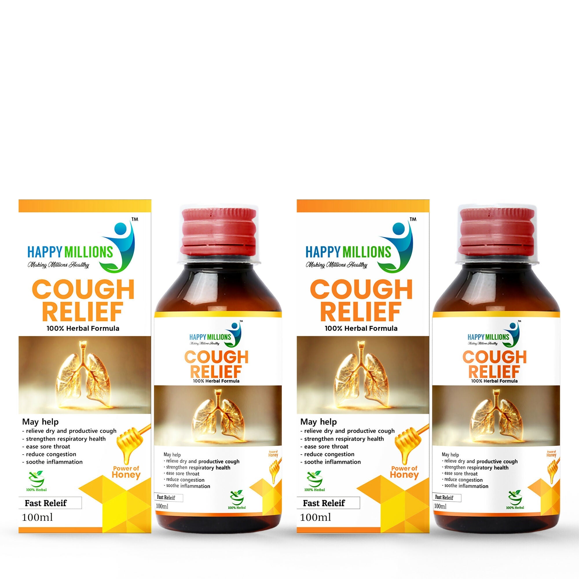 HappyMillions Cough Relief Syrup