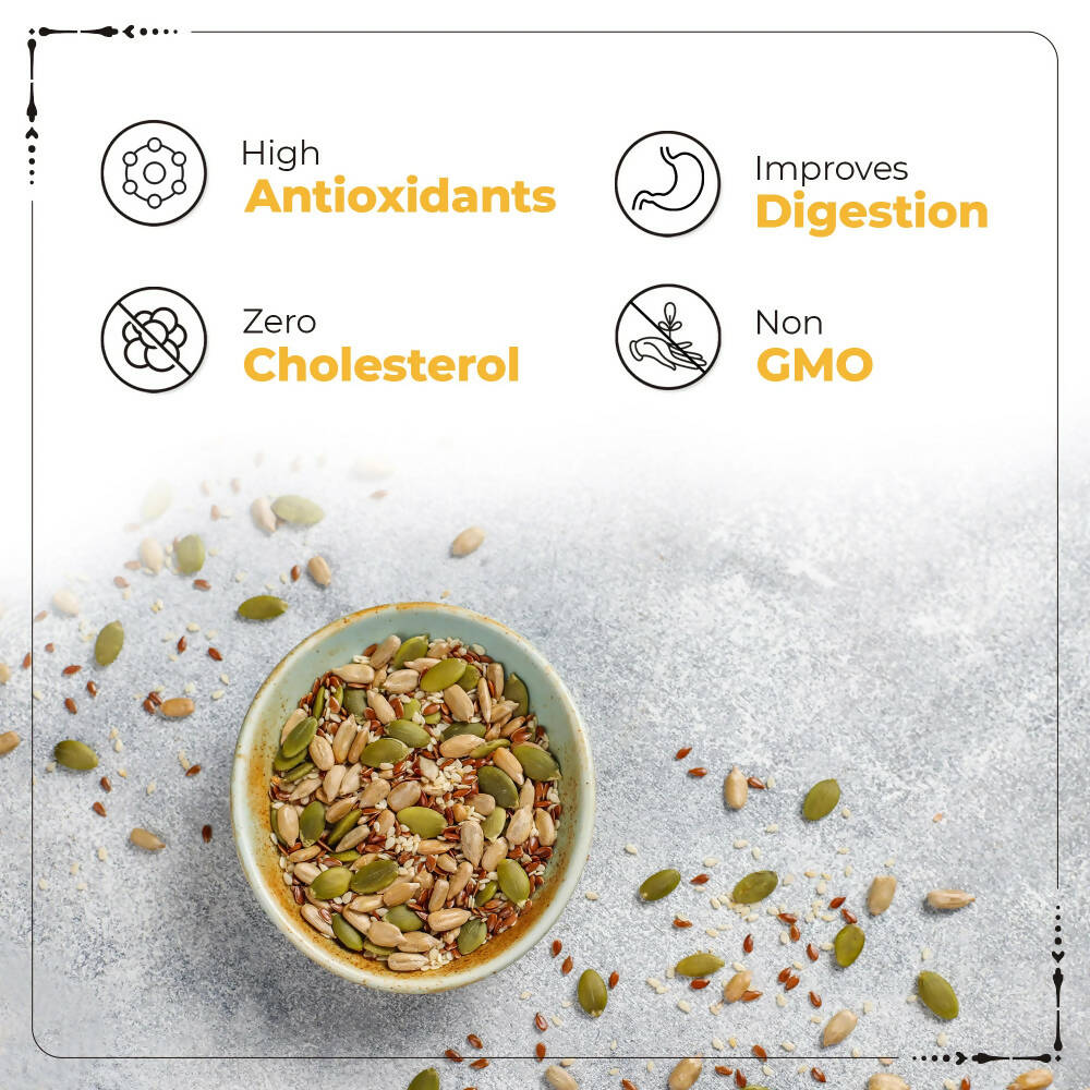 Happilo Freshly Roasted & Lightly Salted Super Seed Mix