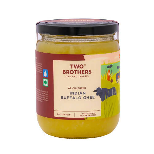 Two Brothers Organic Farms Indian Buffalo Ghee - Curd-Churned Bilona Ghee Hover Image