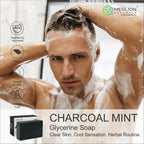 Merlion Naturals Charcoal & Mint Glycerine Soap