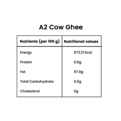 Gramiyum Pure Desi / Gir Cow Ghee (A2) | Cultured Cow Desi Ghee | Certified Organic Ghee