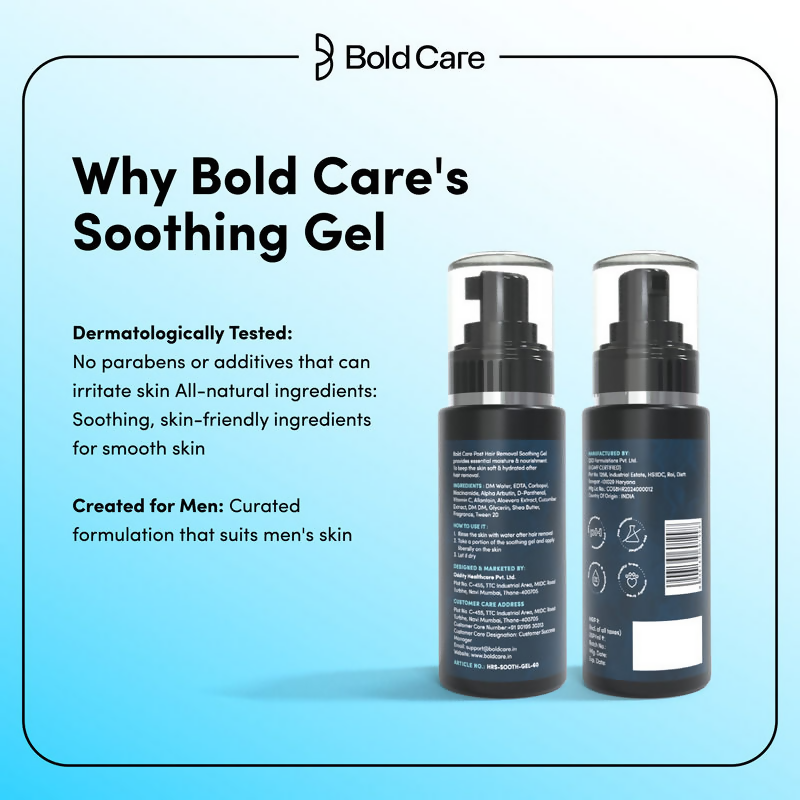 Bold Care Post Hair Removal Soothing Gel