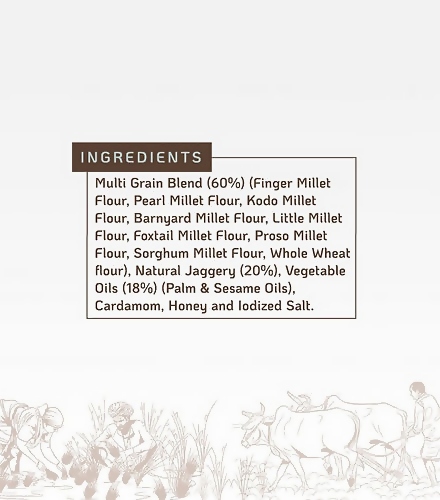 Vasudha Nurtured By Nature Nava Grains Cookies Main Image