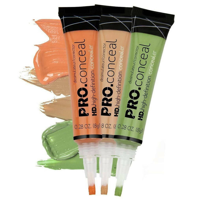 Favon Fab Secret Pack of 3 Concealer (Contour/Corrector) (Orange, Green, Beige) Hover Image