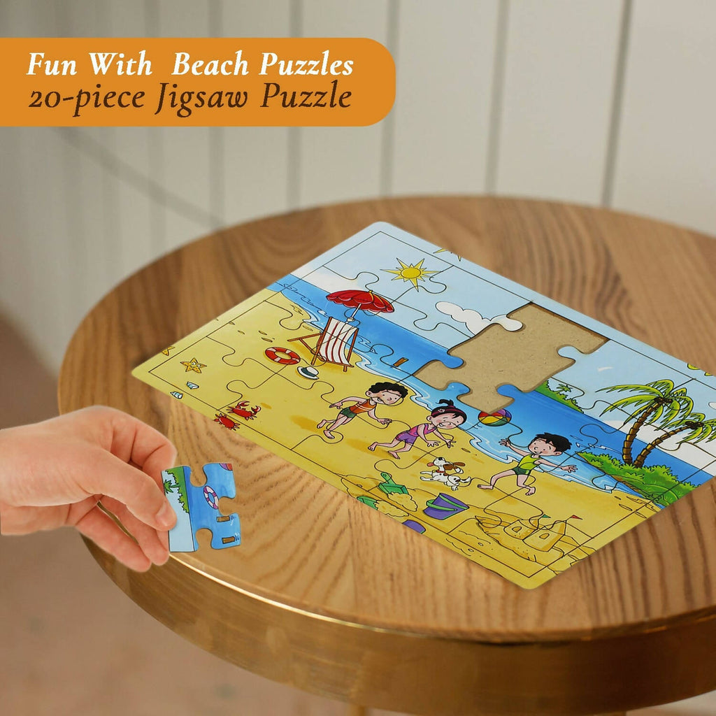 Matoyi Beach Jigsaw Puzzle For Kids