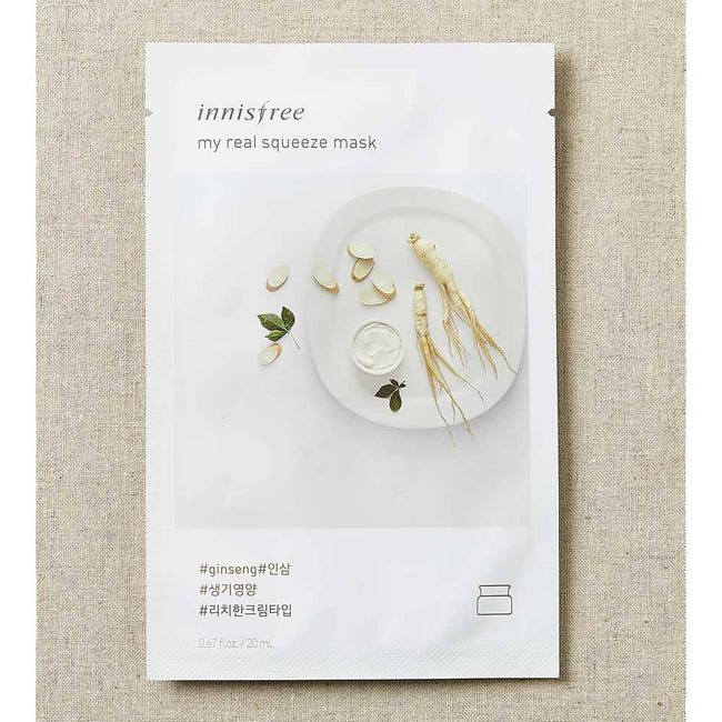 Innisfree My Real Squeeze Mask EX Ginseng Main Image