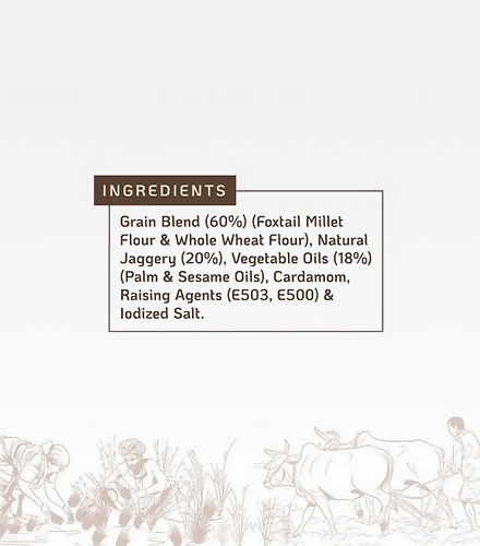 Vasudha Nurtured By Nature Little Millet Cookies Main Image