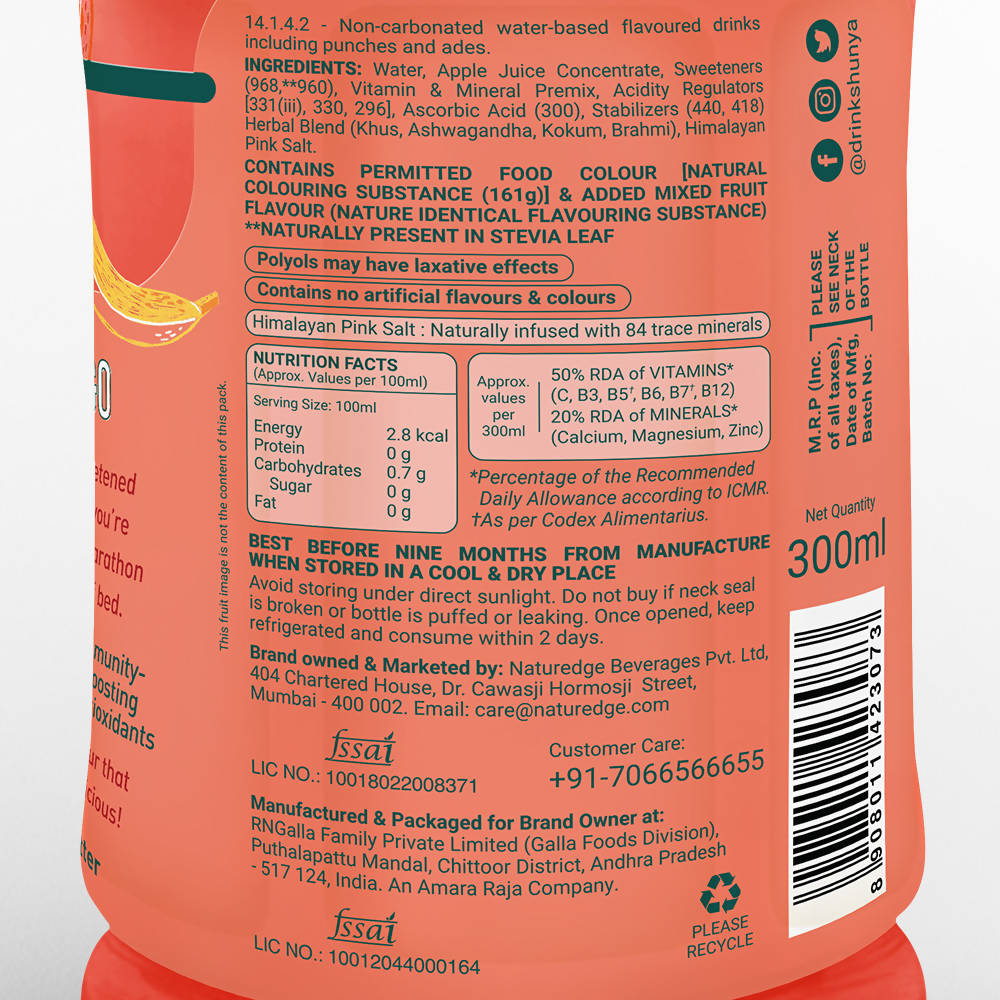 Shunya Go Zappy Mixed Fruit Mania