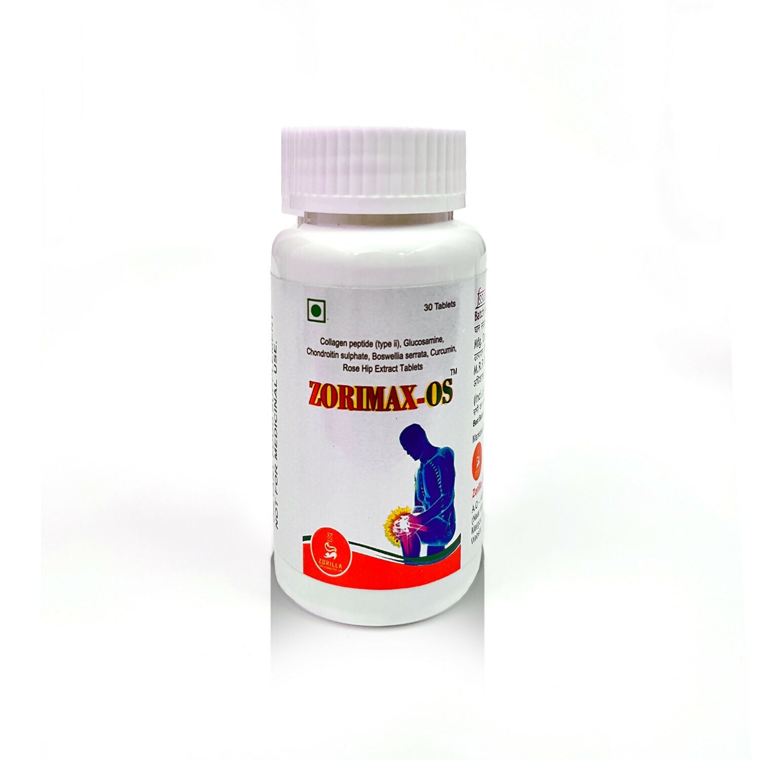 Zorilla Life Science Zorimax OS Collagen Peptide Tablets