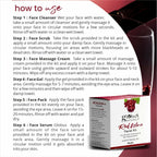 Globus Naturals Anti-Ageing Red Wine 6 Step Facial Kit