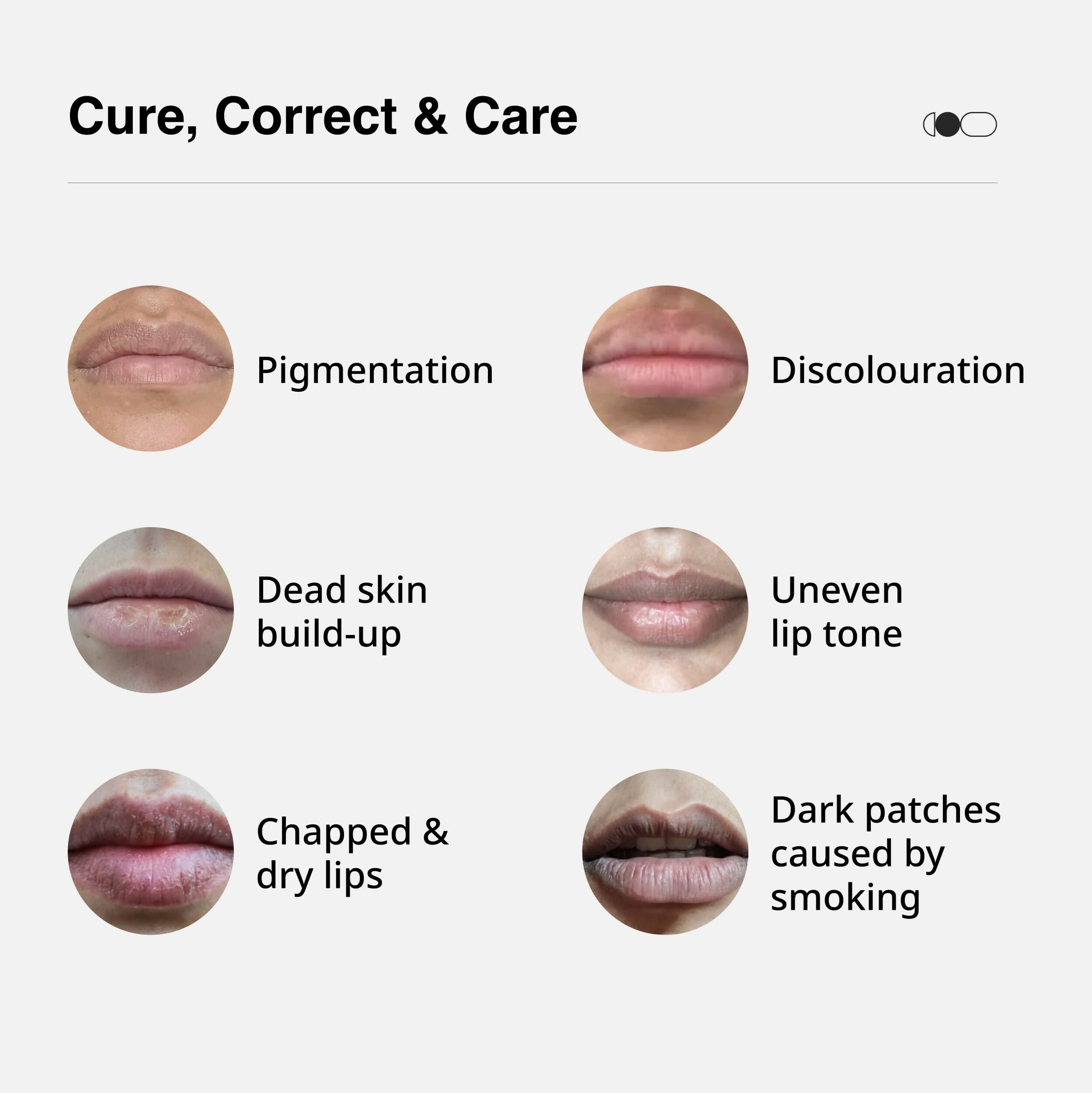 Cureskin Lightening Lip Scrub for Men and Women