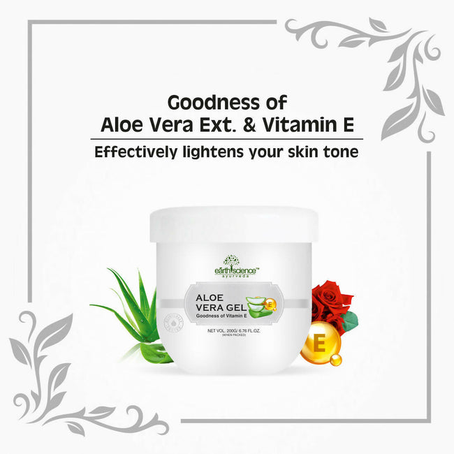 Earth Science Ayurveda Pure Aloe Vera Gel with Vitamin E Main Image