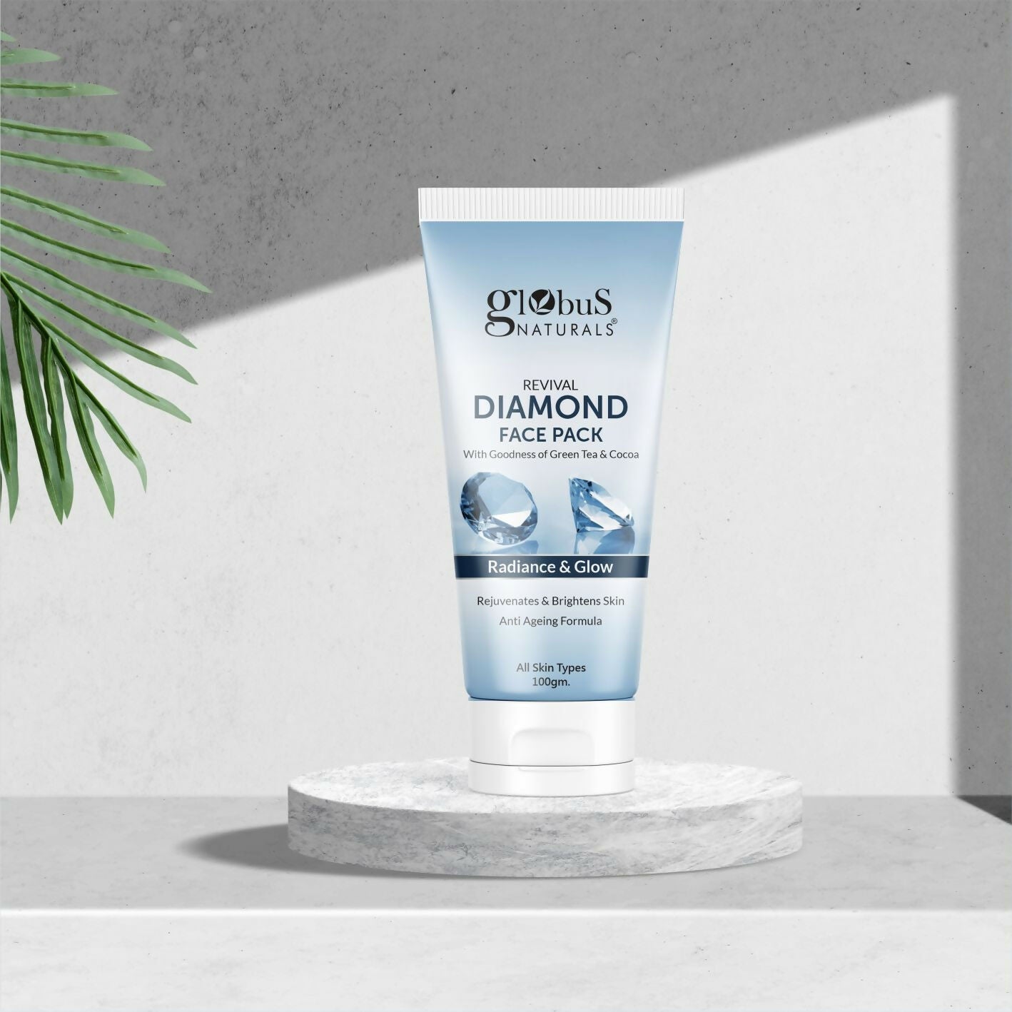 Globus Naturals Revival Diamond Face Pack, Natural & Ayurvedic Formula