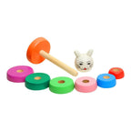 Matoyi Wooden Rainbow Cat Stacker