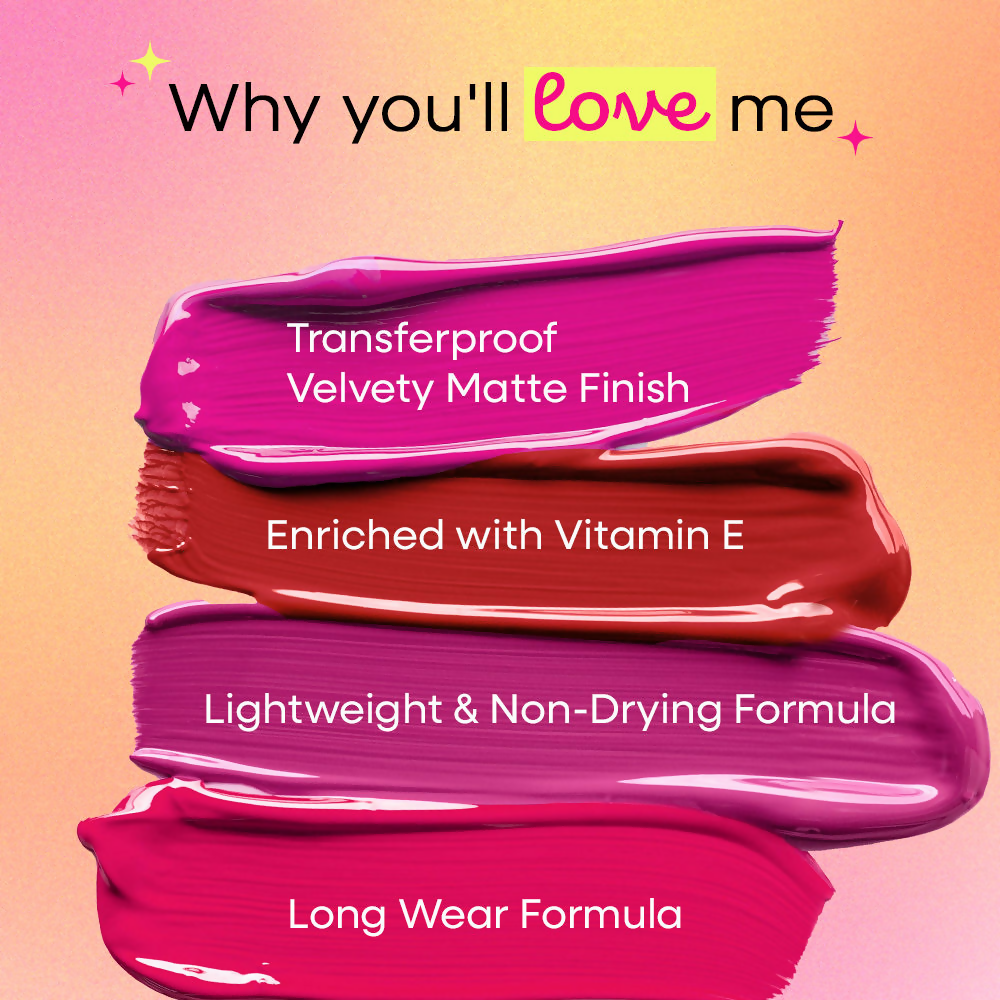 Nykaa Matte To Last Transferproof Liquid Lipstick - Chai -18