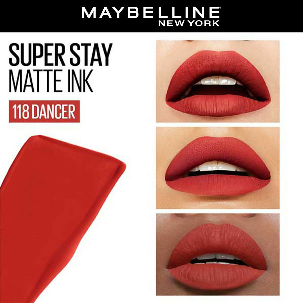 Maybelline New York Super Stay Matte Ink Liquid Lipstick - 118 Dancer