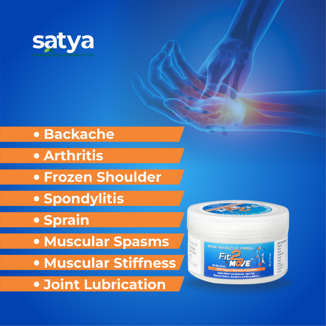 Satya Pharmaceuticals Ayurveda Fit-2 Move Instant Pain Relief Gel Main Image