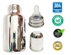 Goodmunchkins Stainless Steel Baby Feeding Bottle 304 Grade for Infants/Toddlers with Bottle Cleaning Brush-220ml - Limited Time Offer