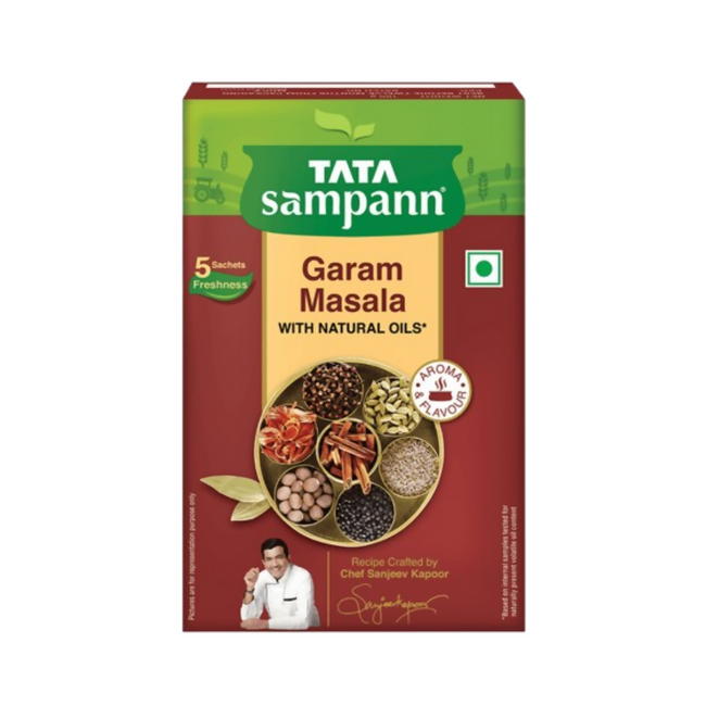 Tata Sampann Garam Masala Crafted by Chef Sanjeev Kapoor Rich Aroma & Flavour Hover Image