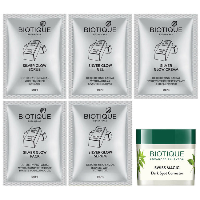 Biotique Silver Complete 6 Step Facial Kit Main Image