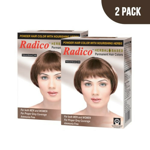 Radico Natural Herbal Based Permanent Hair Color - Brown - Limited Time Offer Main Image