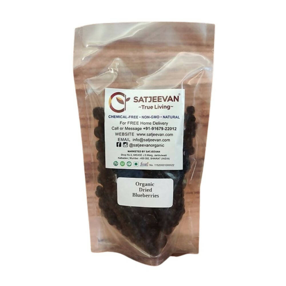 Satjeevan Organic Dried Blueberries