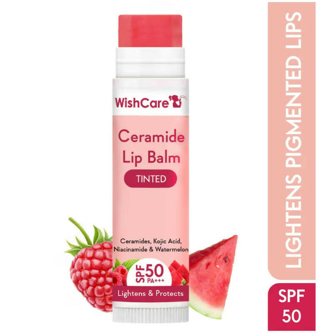 Wishcare Ceramide Lip Balm with SPF50 PA+++ - Tinted - Brightening Balm for Dark Lips with Kojic Acid & Niacinamide Main Image