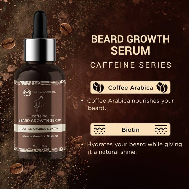 The Man Company Caffeine Beard Growth Serum Main Image