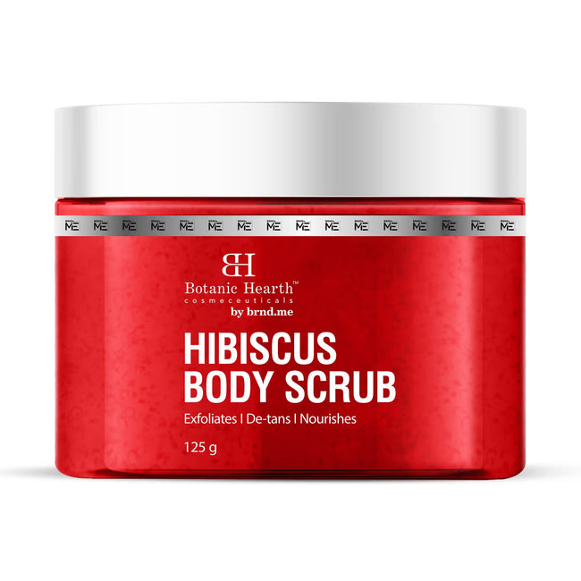 Botanic Hearth Hibiscus Body Scrub For Brighter, Smoother, Hydrated & Moisturized Skin Hover Image