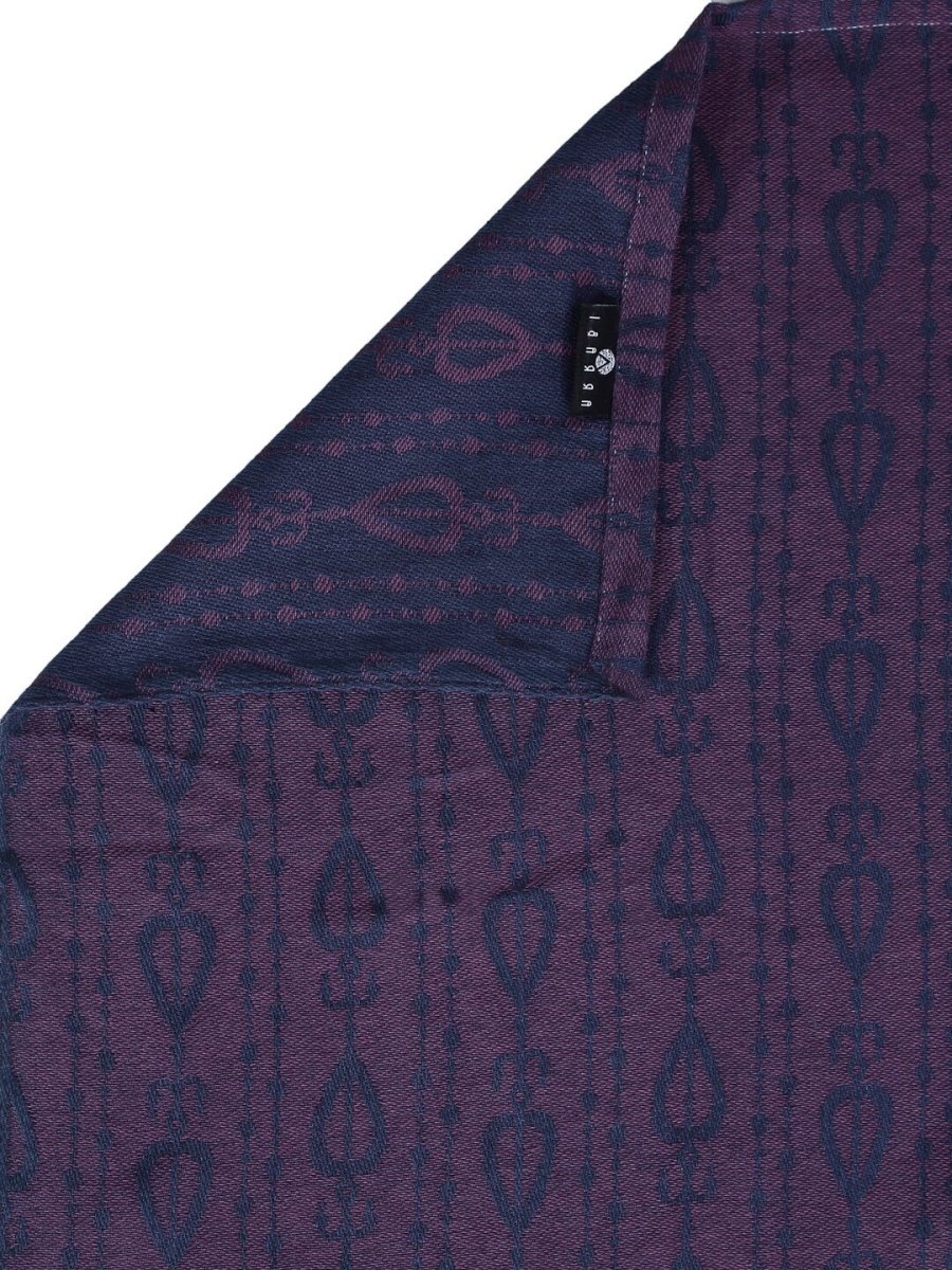 Arrabi Multicoloured 300 TC Super King Ethnic Motifs Cotton Bedsheet with 2 Pillow Covers