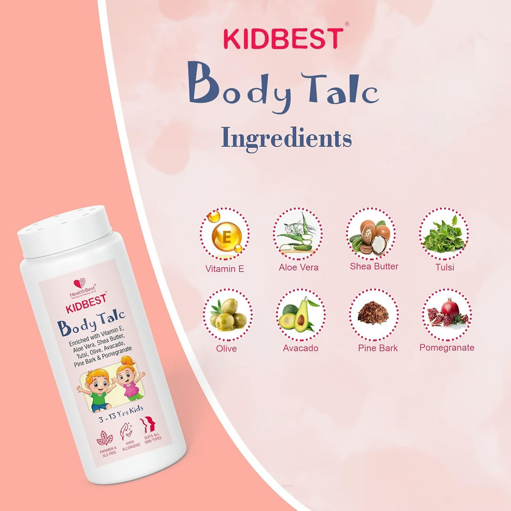 HealthBest Kids Best Body Powder
