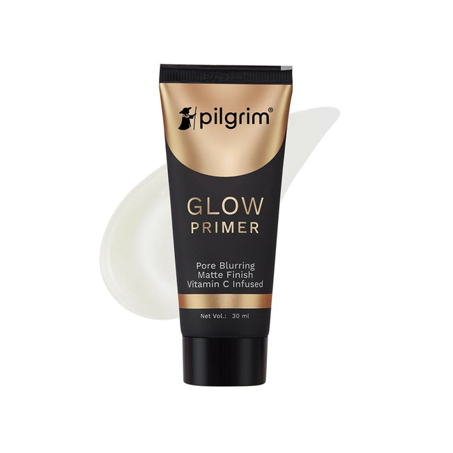 Pilgrim Glow Primer Pore Blurring Matte Finish Vitamin C Infused Hover Image