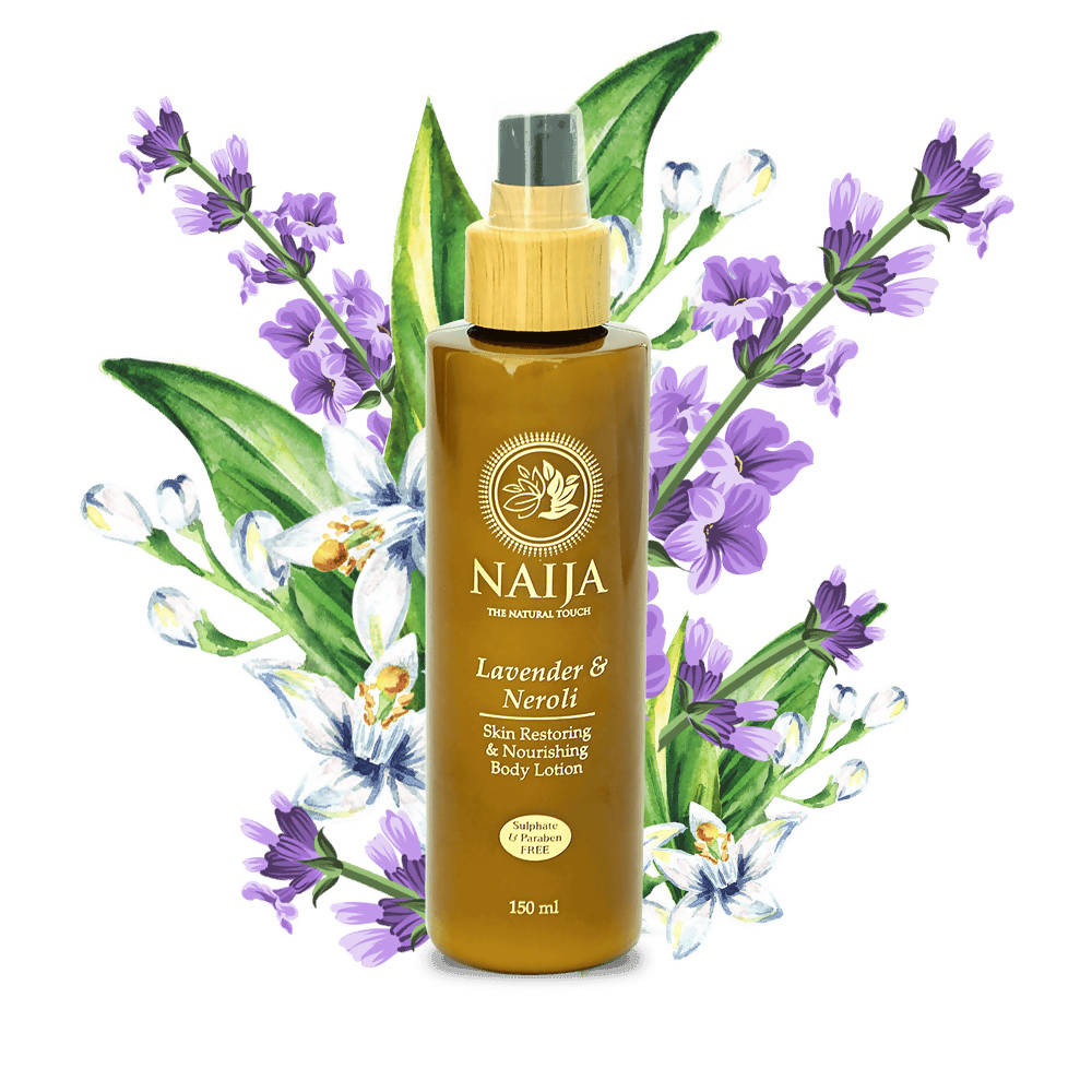 Naija Lavender and Neroli Skin Restoring and Nourishing Body Lotion