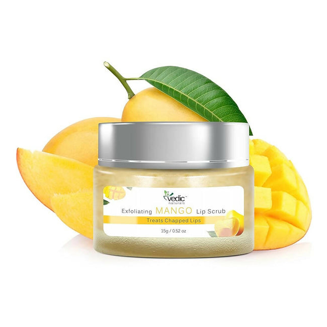 Vedic Naturals Exfoliating Mango Lip Scrub Hover Image