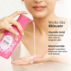 Foxtale Brightening Body Wash Glycolic Acid & Niacinamide For Glowing Skin