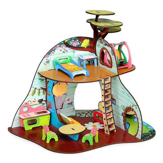 Webby Tree Troopers A Forest Hideout All Side Play Doll House for Kids Hover Image
